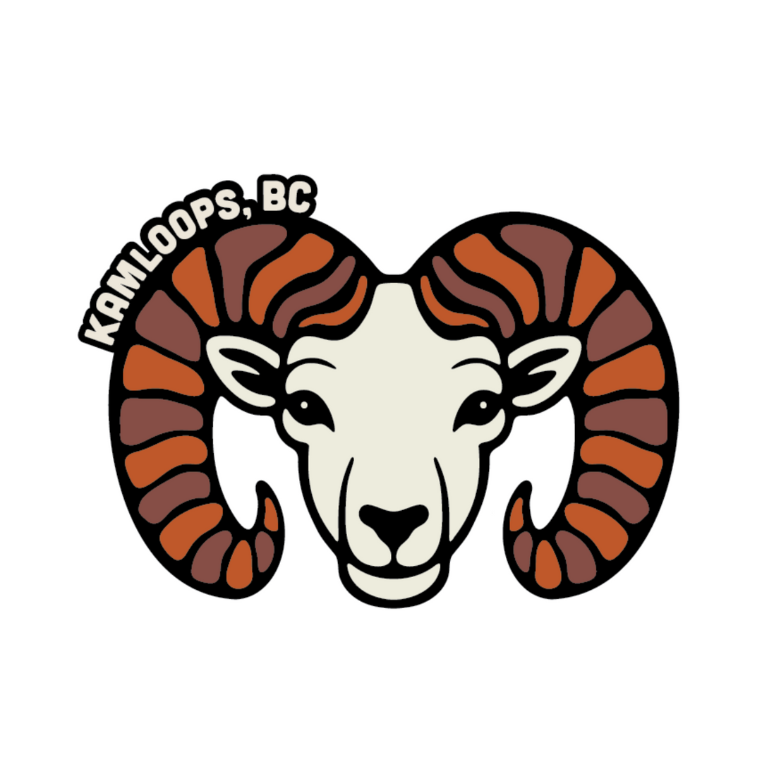 Ram Head Sticker