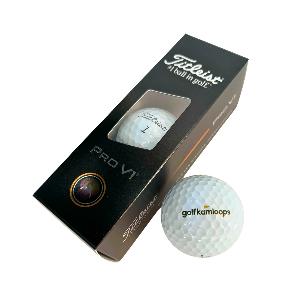 Golf Kamloops Pro V1 Golf Balls 3-Pack | Tourism Kamloops Shop