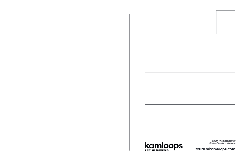 South Thompson River Postcard - TK