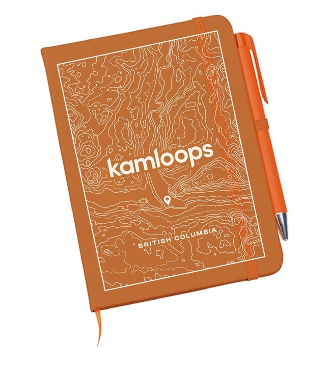 Topographical Notebook & Pen