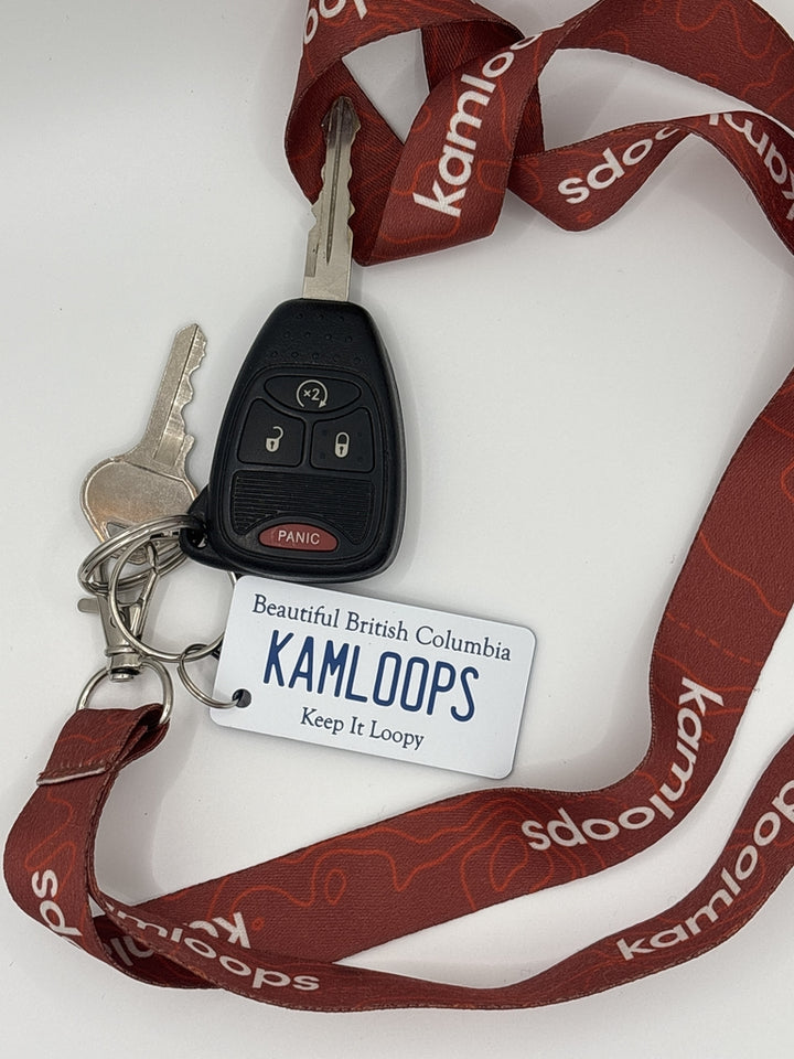 Kamloops License Plate Keychain 2